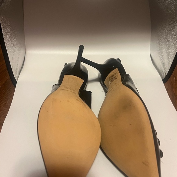 Dolce & Gabbana Black Heels with Slingback Design and Open Toe - Picture 6 of 8